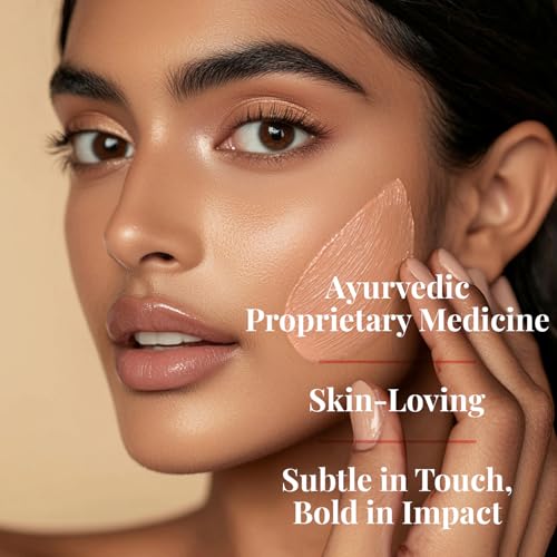 Image of Just Herbs Serum Foundation SPF 30+ | Buildable Coverage & Natural Finish | No Parabens, No Mineral Oil | For Indian Skin Tones | Lightweight & Hydrating | 30 ML (SAND)