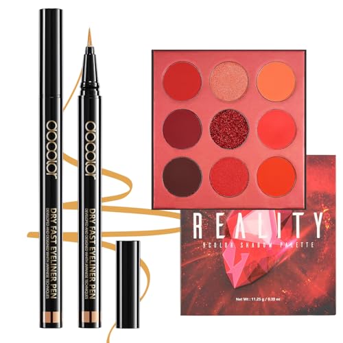 docolor Gold Eyeliner Waterproof con Paleta de Sombras 9 Colores