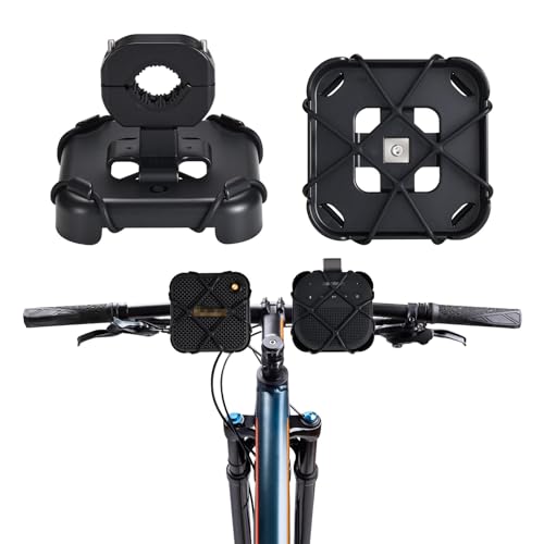 Bike Speaker Mount, Secure Holder for Bose SoundLink Micro 1/2 & Marshall WILLEN 1/2, Universal Bluetooth Speaker Holder, Shockproof Bicycle Handlebar Mount for Motorcycle, Outdoor Riding Accessories