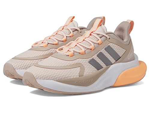 adidas Tênis Feminino Alphabounce+, Quartzo maravilhoso/cinza-acastanhado metálico/maravilha acastan