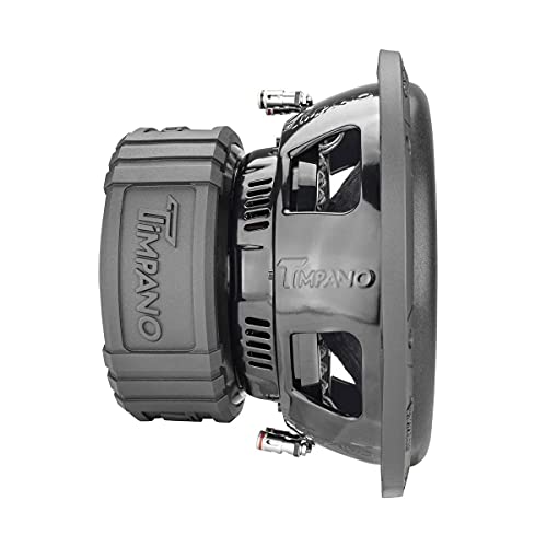 Timpano 10" Sub D4 1500 Watts Max Power Dual 4 Ohm, 10 Inch Car Subwoofer 16 mm Xmax, TPT-T1500-10 D4, 2.6 in Voice Coil, Double Stacked Magnet Sub Woofer for Car Audio Systems (Single) - Thumbnail 5