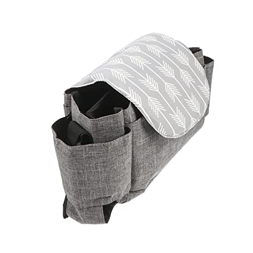 Yardwe 1pc Stroller Organizer Pouch Durable Bag with Compartment Design for Mess Storage for Modern Parents the Go