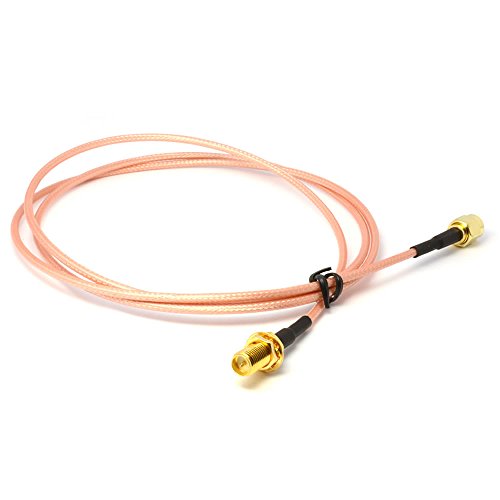 Image of WiFi Antenna EXTENSION Cable /Lead Wireless RP SMA 1m (~3 feet)