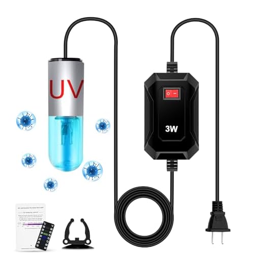 TAISHAN Aquarium Clean Light，13W & 11W & 9 W & 7 W & 5 W & 3 W UV Sanitizer Submersible Light,Aquarium Water Clean Green Clear Waterproof Clean Lamp for Pond,Swimming Pool,Indoor