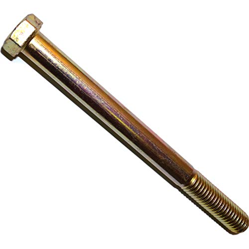 Image of Hard-to-Find Fastener Grade 8 Hex Cap Coarse Large Bolts, Bulk Pack, Steel Hex Bolts for Construction, Home Improvement, 9 /16-12 x 6-1 /2, Pack of 10