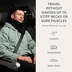 trtl Pillow - Scientifically Proven, Super Soft Neck Support Travel Pillow for Sleeping - Lightweight and Machine Washable - Ergonomic Design for Traveling on Airplanes, Cars, and Trains - Grey - Image 5