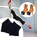 Deevoka Pole Dance Shoes Protectors for Pole Dance Anti Slip Equipment,High Resistance for All Dancers Sleeves, L