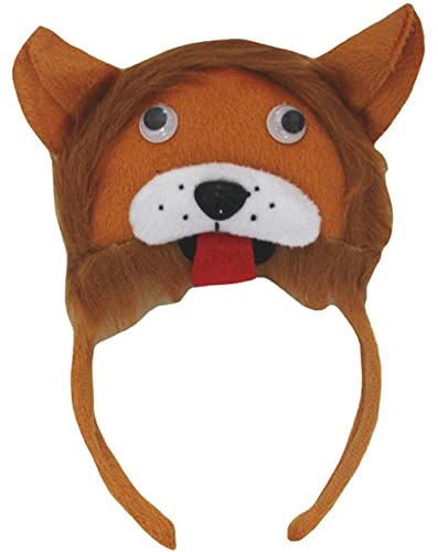 Petitebella Cutie Animal Ear Headband (Lion, One Size)