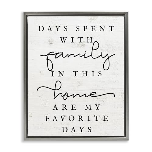 Family Heartwarming Affirmation, 24 x 30 Inch Canvas in Floater Frame