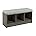 Amazon.com: ClosetMaid 1569 Cubeicals 3-Cube Storage Bench, White