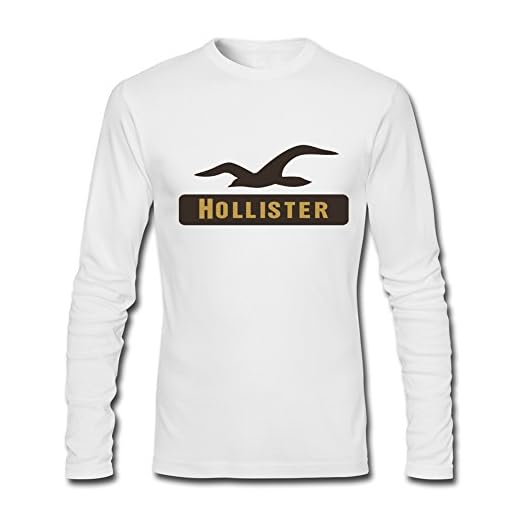 New Hollister For 2016 Mens Printed Long Sleeve tops t shirts