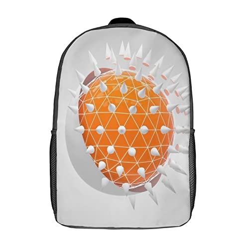 Sac à dos scolaire pour enfants motif Abstract Art tridimensionnel
