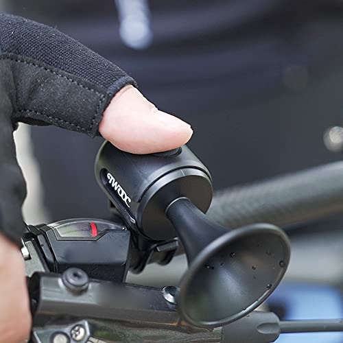 mewmewcat Buzina elétrica,bicicleta elétrica campainha 120dB mini buzina de bicicleta alimentada a b