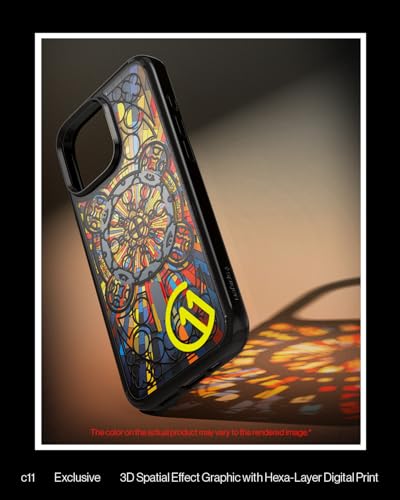 Image of Spigen Ultra Hybrid T MagFit Back Cover Case for iPhone 16 Pro, c11 Collection, MagSafe Compatible, Camera Control Covered, 3D Effect with Hexa-Layer Print - PC+TPU | Magnolia