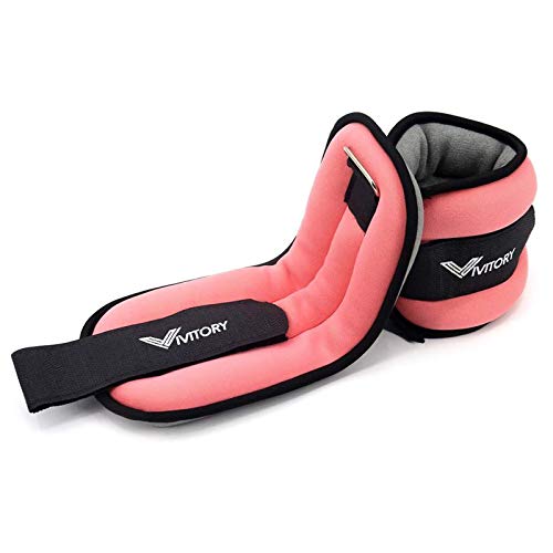Vivitory Ankle Weights for Women & Men, Leg Weights from 2.2 to 6.6 Lbs Per Pair, Arm Weights, Ankle Wrist Weights Set for Strength Training, Jogging, Gymnastics, Aerobics, Physical Therapy