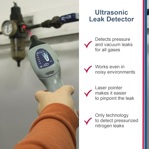 INFICON Whisper with Accessory Kit, Enhanced Ultrasonic Leak Detector, 711-203-G1,Off-White by Inficon - Image 2