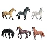 REALISTISCHE AUSSEHEN-Unsere wilden tier tier figuren set wurde von hand bemalt mit hohe realistisch detaillierte aussehen, nettes gesicht und kindisch augen. Ihre einzigartig geformt texturen und reich gemalt details machen die tiere lebendig.