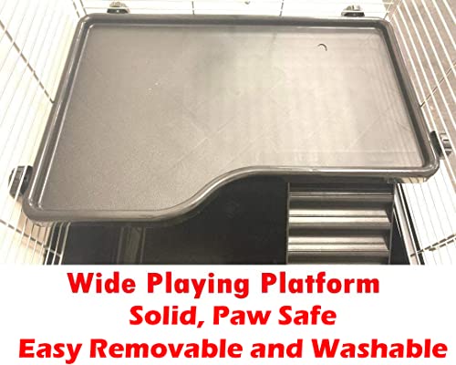 image for Mcage Large Pet Products Universal 2-Level Small Animals Home Critters