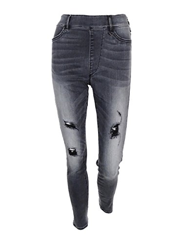 True Religion Women's Runway Legging Distressed Black Vintage