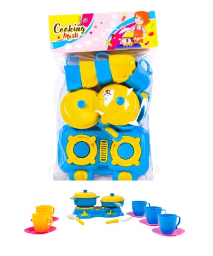 Quasar Cooking Masti Play Set Mini Kitchen Set, Plastic Kitchen Set Accessories Role Play Toy Miniature Kitchen Set, Cooking Pretend Play Set Best Gift Your Children (B09HQWCKF9) Amazon Price History, Amazon Price Tracker