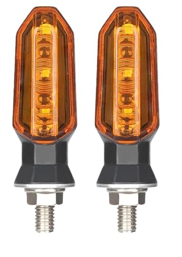 Feu arrière clignotant de moto 8mm ambre 12V pour la sécurité