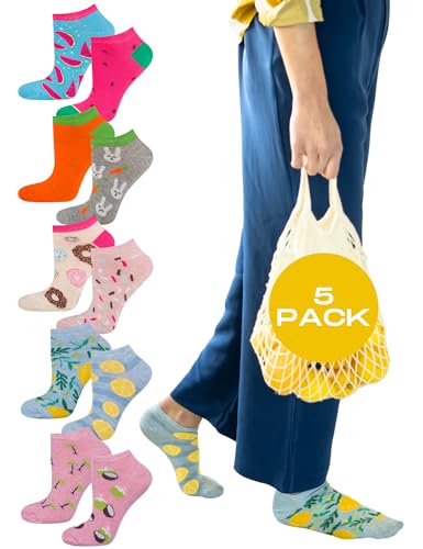 Nur Die Damen Socken 5 er Pack 487821/Damen Sneaker Classic 5er, Gr. 35-38, Mehrfarbig (grau/weiß 040)