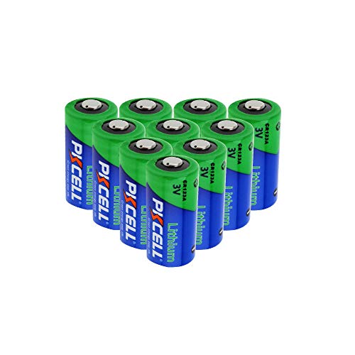 Pkcell Cr123A 3V Lithium Photo Battery Replace 123A Cr17345 Kl23A Vl123A Dl123A 5018Lc El123Ap 10Pcs #TOP4