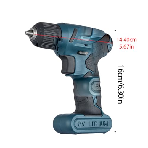 Taladro inalámbrico multipropósito 8V con motor potente miniatura 3