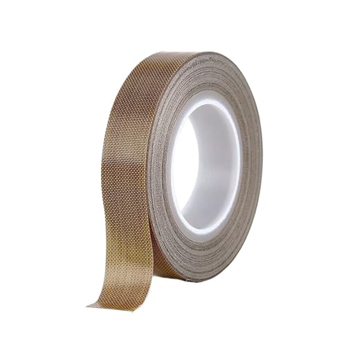 KIFSDLF Cinta de fibra vidrio, cinta alta temperatura for máquinas selladoras al vacío, manuales impulso con aislamiento recubierto PTFE(0.13 mm,30mm)