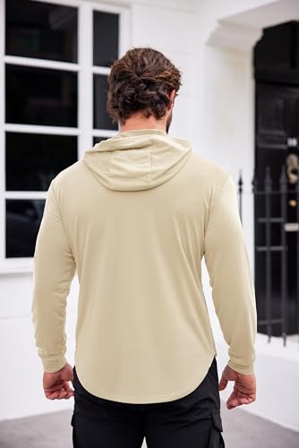 COOFANDY Men's Workout Sweatshirts Long Sleeve Muscle Fit Athletic Gym Hoodies Pullover4