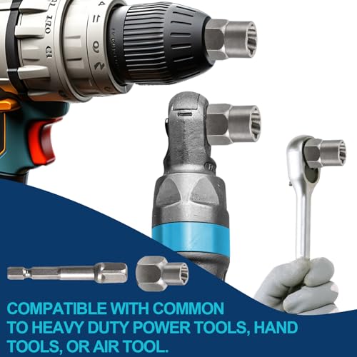 image for DOAHO 13+1Pcs Impact Bolt Extractor Kit & Lug Nut Removal Tool, Cr-Mo 