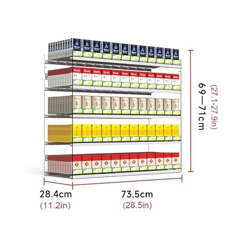 Présentoir à cigarettes en acrylique pour agencement de commerce de détail - 3