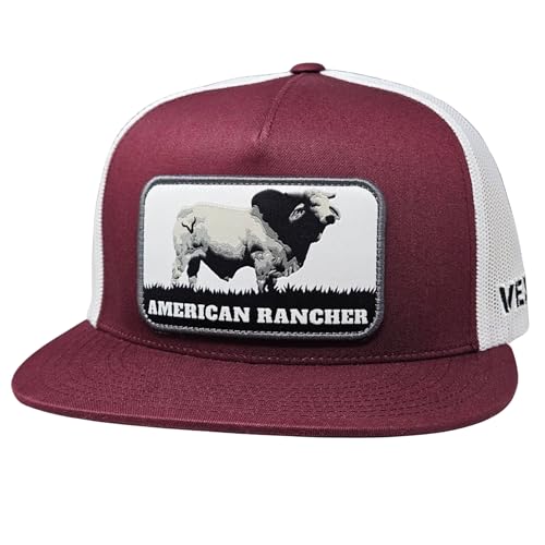 Image of Vexil American Rancher Adjustable Snapback Western Lifestyle Rodeo Southwest Inspired Meshback Hat
