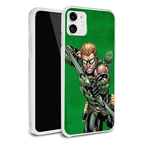 Justice League Green Arrow Character Protective Slim Fit Hybrid Rubber Bumper Case Fits Apple Iphone 8, 8 Plus, X, 11, 11 Pro,11 Pro Max #TOP13