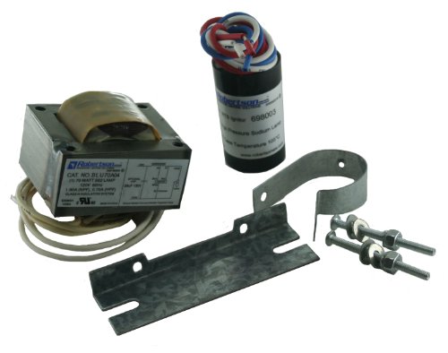 ROBERTSON 3P10058 Individual mHID, 70 Watt, S62 High Pressure Sodium Lamp, 120Vac, 60Hz, Normal Ballast Factor, NPF, Model BLU0070A04900 M (Replaces Model BLU070A04900)