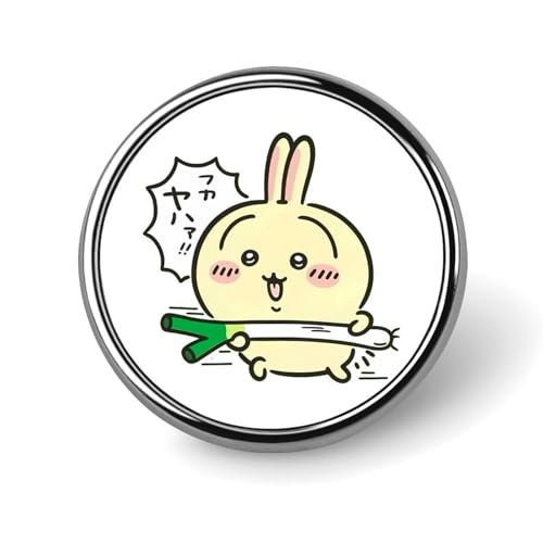 バッジ 円形 25mm ちいかわお ブローチ ピンブローチ ピンバッジ ラペルピン ピンバッジ エスディージーズ 襟章 薄型 バッグ飾 コレクション プレゼント