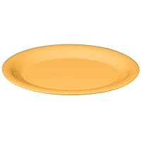 Vista 4 de G.E.T. OP-120-MIX - Plato ovalado de melamina para servir, 12 x 9 pulgadas, surtido (juego de 12)