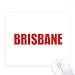 Produktbild Beauty Gift Brisbane Australia City Red Mouse Pad Non-Slip Rubber Mousepad Game Office