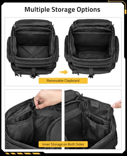 CVLIFE Tactical Range Backpack with Removable Divider