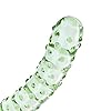 SXOVO Glas Anal Dildo 19CM Glas Dildo Lang Dick Groß Anal Plug mit erhabenen Partikeln für Prostata Stimulation G-Punkt Massage Anal Training Masturbieren Sexspielzeug für Männer Frauen Anfänger #1