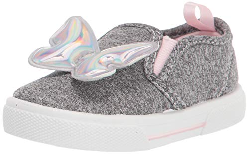 Carter's Girls Jules Sneaker, Grey, 5 Toddler #TOP20