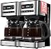 Taylor Swoden Kaffeemaschine 1,8L mit 24H Timer, Eiskaffee-Modus, 3-stufige Stärkeauswahl automatische Reinigung, Filterkaffeemaschine mit Glaskanne & Tropf-Stopp, Selbstreinigung