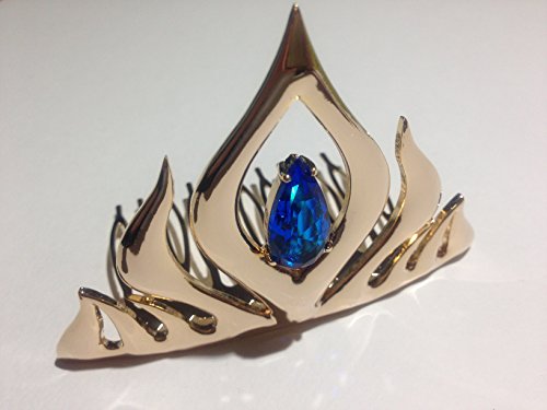 Diadème d'Elsa Reine des Neiges ornement de couronne dorée idée cadeau fille