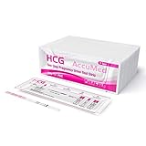 AccuMed Pregnancy Test Strips, 25-Count Individually Wrapped Pregnancy Strips, Early Home Detection Pregnancy Test Kit, Clear HCG Test Results, Over 99% Accurate