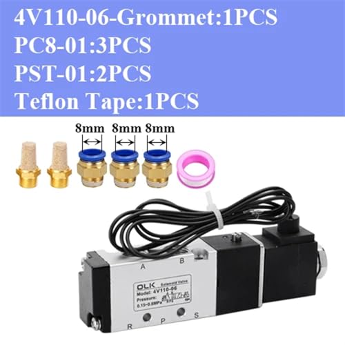 Vanne pneumatique 5/2 voies AC110V pour contrôle de vérin précis