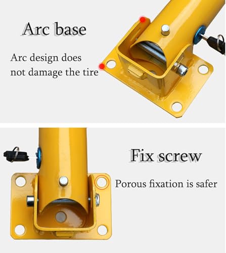 Safety Bollard Barreira de estacionamento, bloqueio de aterramento longmen em forma de u, bloqueio a