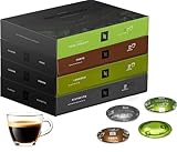 Nespresso Professional - Lote de 200 Cápsulas de Café - 50 Ristretto, 50 Leggero, 50 Forte, 50 Peru - Apto para profesionales