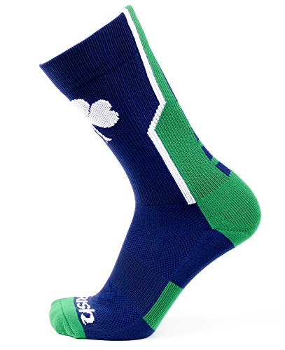 Irish Themed 3 Piece Sport Performance Socks Bundle, Multicolor - Navy/Green/White, One Size, St Patricks Day2