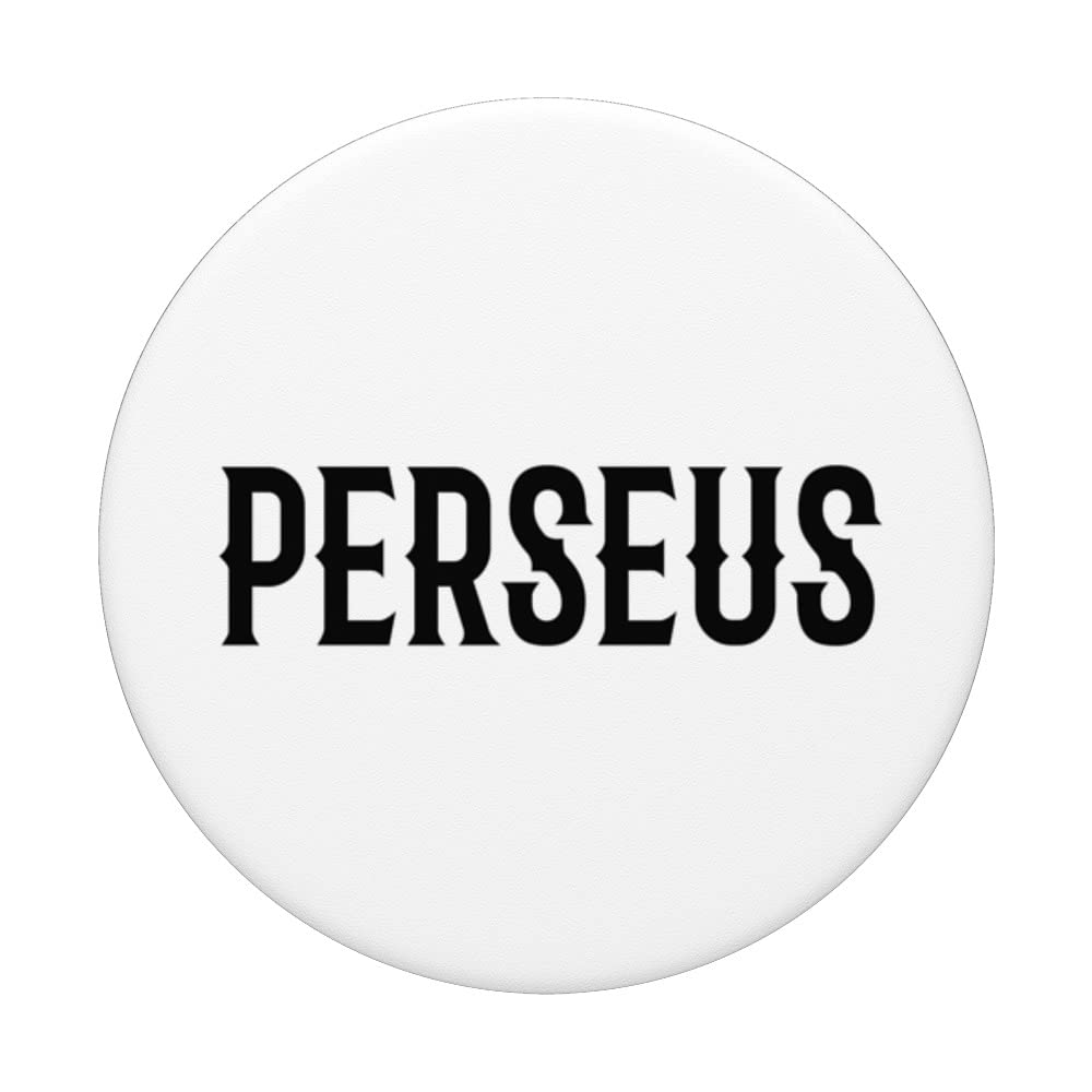 Perseus Costume. Classic Greek Hero / God Perseus Costume PopSockets Swappable PopGrip, Black - Image 3