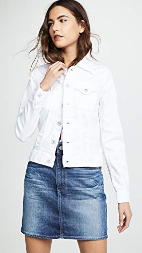 Ag Adriano Goldschmied Women's Robyn Jacket, White, S #TOP1
